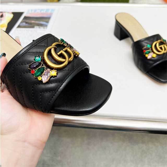 Diamond Fashion Women Chunky Sandals