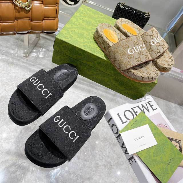 Embroidery Jacquard Thick-Soled Slipper