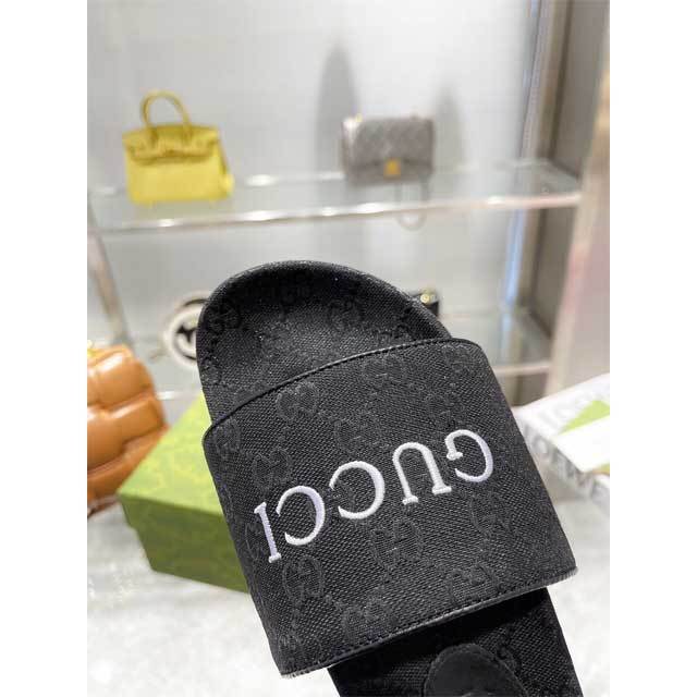 Embroidery Jacquard Thick-Soled Slipper