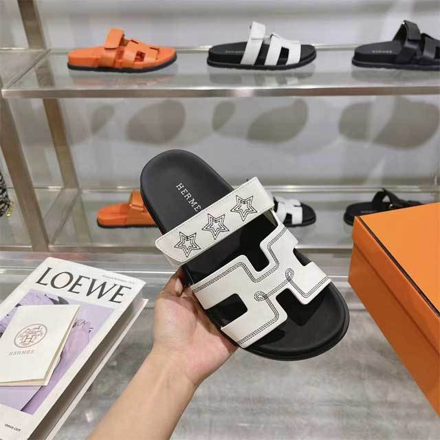 Hollow Out Velcro Beach Slipper