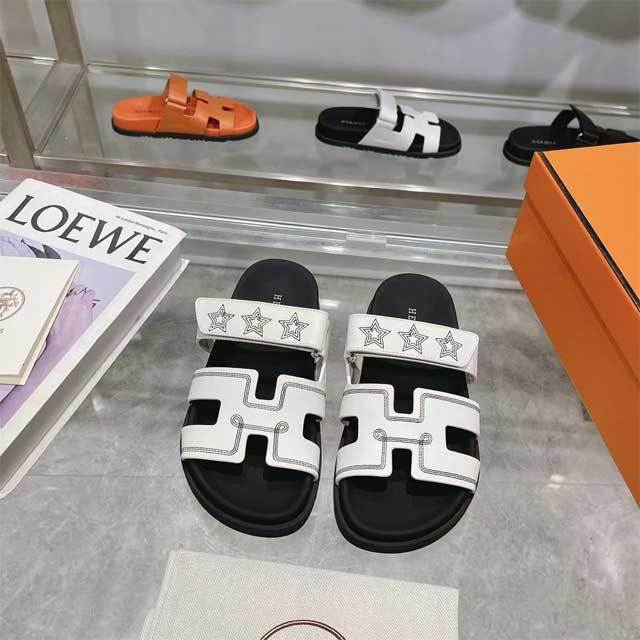 Hollow Out Velcro Beach Slipper