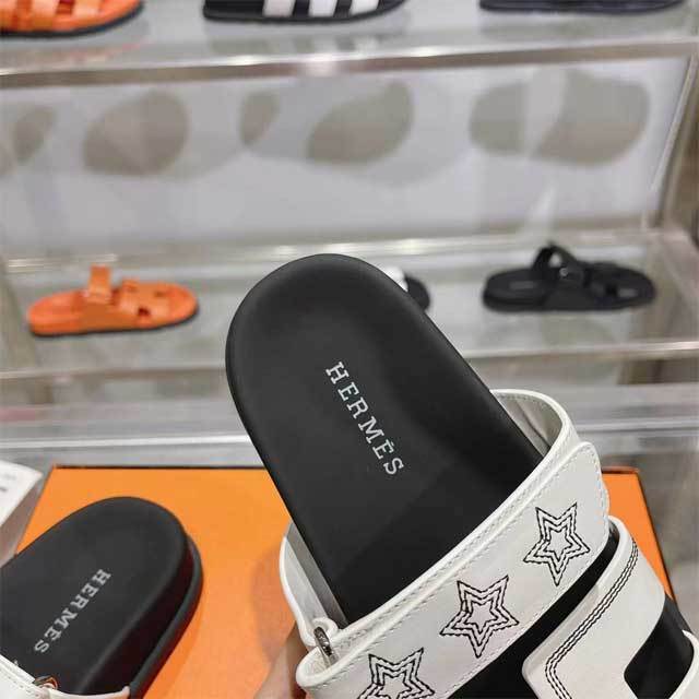 Hollow Out Velcro Beach Slipper