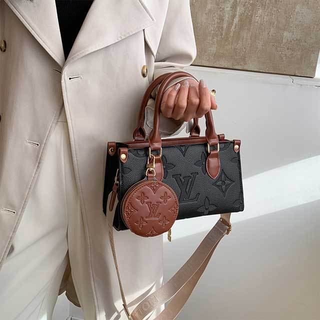 Leather Embossing Fashion Crossbody Bag