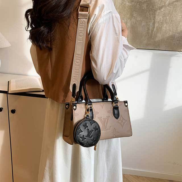 Leather Embossing Fashion Crossbody Bag