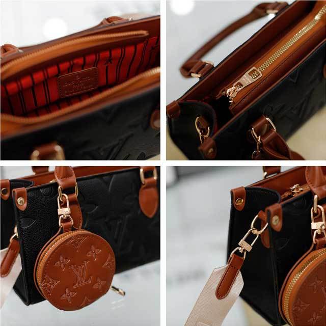 Leather Embossing Fashion Crossbody Bag
