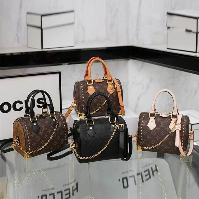 Leather Printed Fashion Crossbody Boston Bag