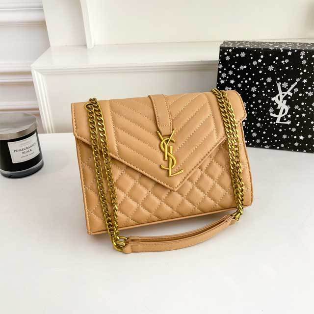 Metal Logo Leather Fashion Purses