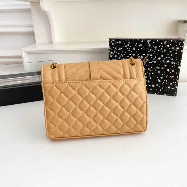 Metal Logo Leather Fashion Purses