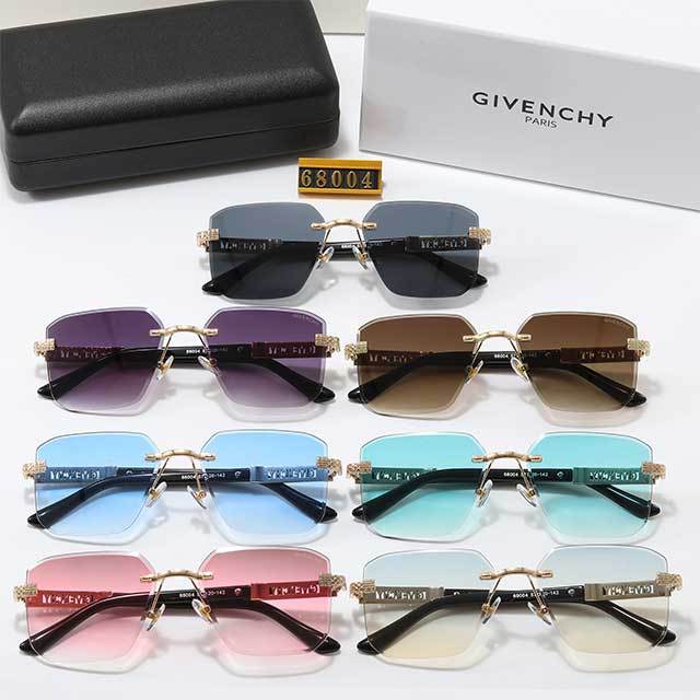Rimless Polygonal Gradient Fashion Glasses
