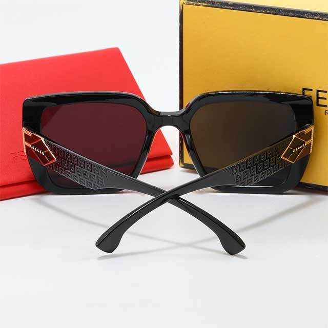 Retro Oversize Square Frame Luxury Sunglasses
