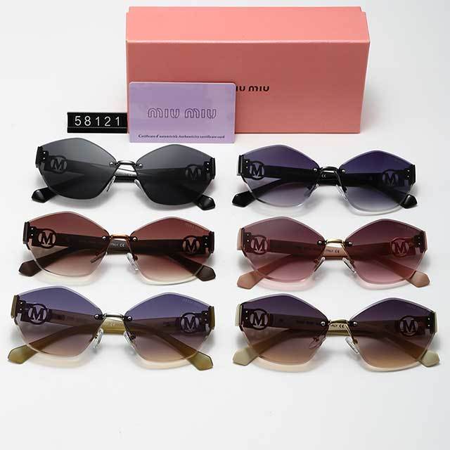 Irregular Frameless Luxury Sunglasses