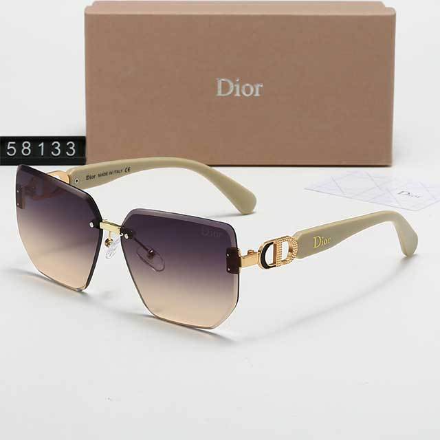 Square Frame Gradient Lens Luxury Sunglasses