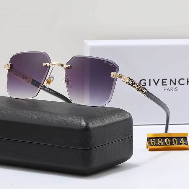 Rimless Polygonal Gradient Fashion Glasses