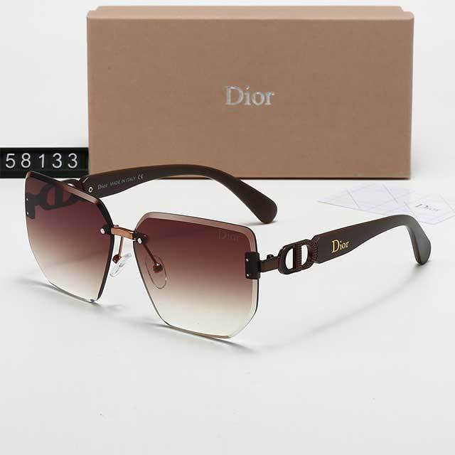 Square Frame Gradient Lens Luxury Sunglasses