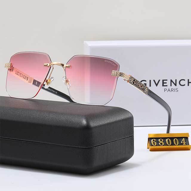 Rimless Polygonal Gradient Fashion Glasses
