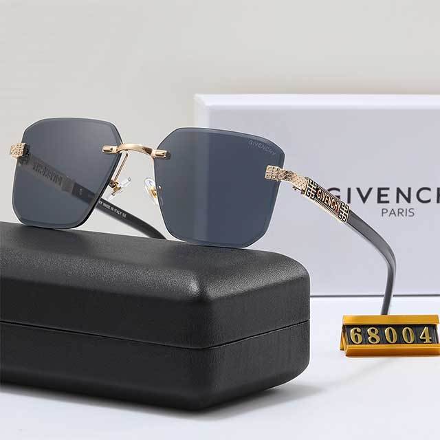 Rimless Polygonal Gradient Fashion Glasses