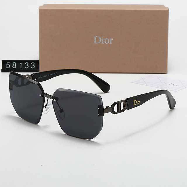 Square Frame Gradient Lens Luxury Sunglasses