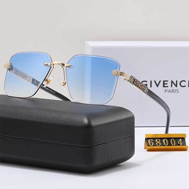 Rimless Polygonal Gradient Fashion Glasses