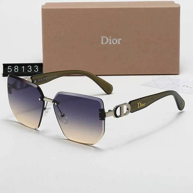 Square Frame Gradient Lens Luxury Sunglasses
