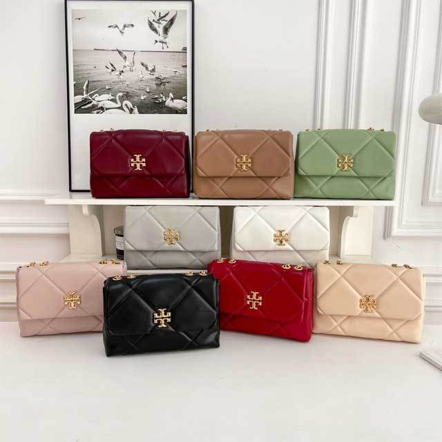 Metal Logo Leather Fashion Handbag