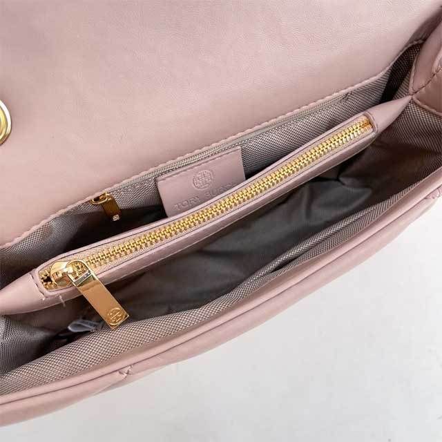 Metal Logo Leather Fashion Handbag