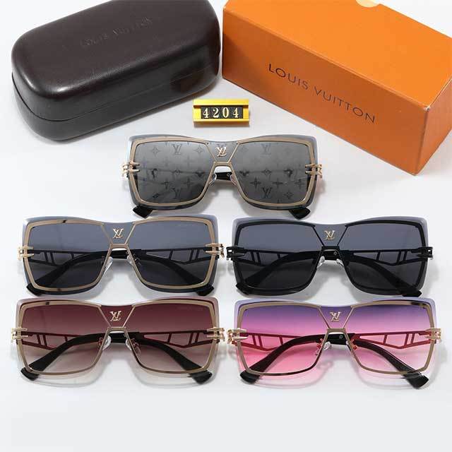 Metal Frame Rimless Large Square Glasses