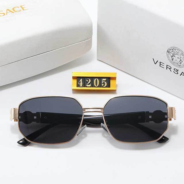 Gradient Lens Metal Frame Unisex Glasses