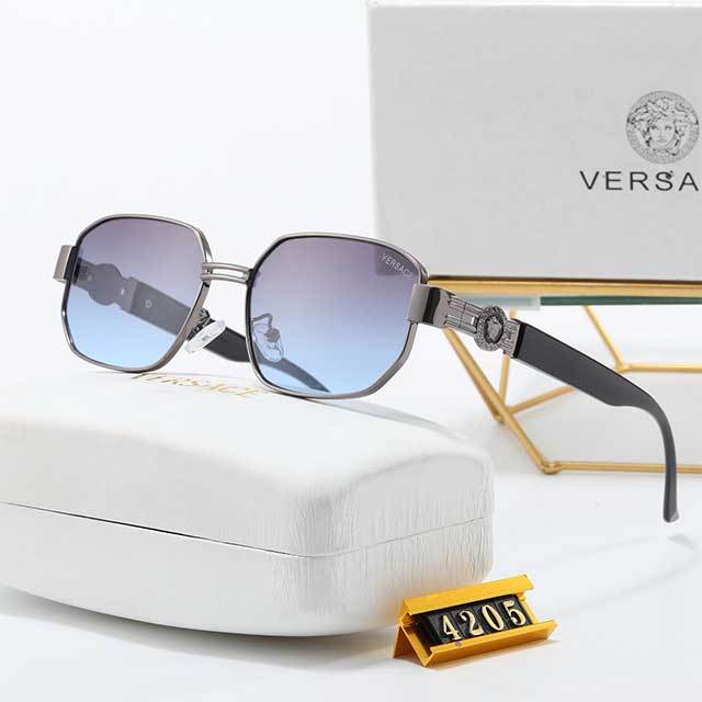Gradient Lens Metal Frame Unisex Glasses
