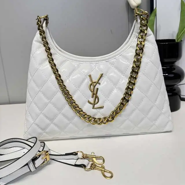 Metal Logo Leather Fashion Crossbody Bag