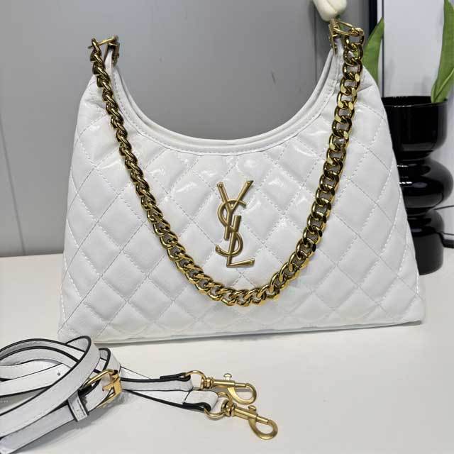 Metal Logo Leather Fashion Crossbody Bag
