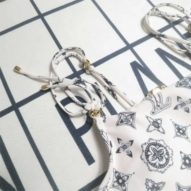 Printed Backless Women Swimwear