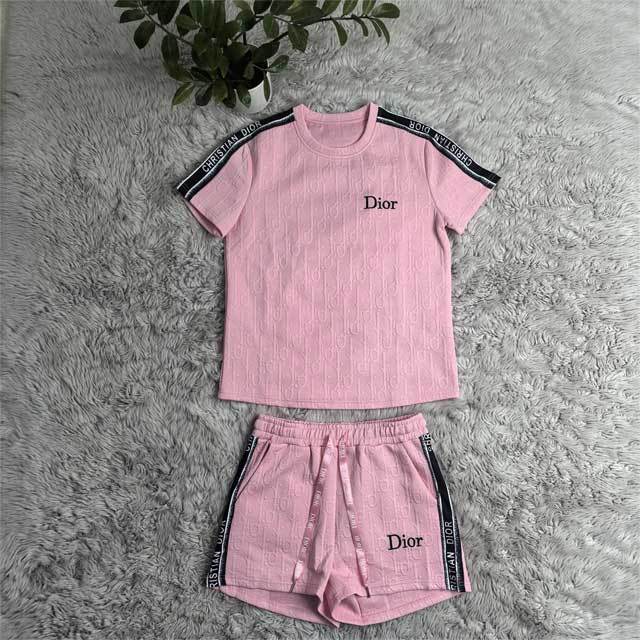 Embossing Casual Two Piece Set