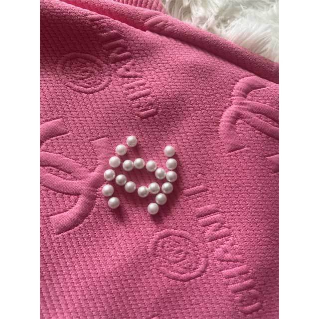 Fashion Embossing Pearl Casual Short Set