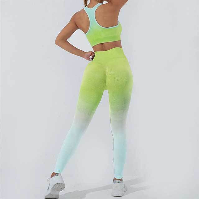 High Elastic Sportswear Tank Top Skinny Legging Set