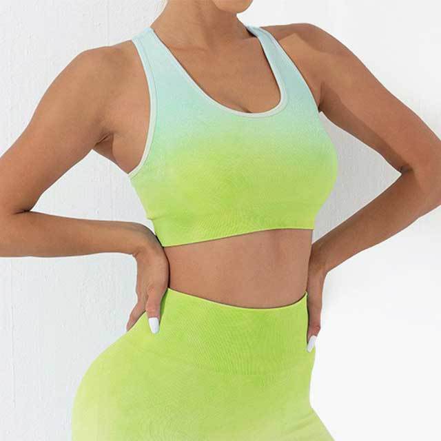 High Elastic Sportswear Tank Top Skinny Legging Set