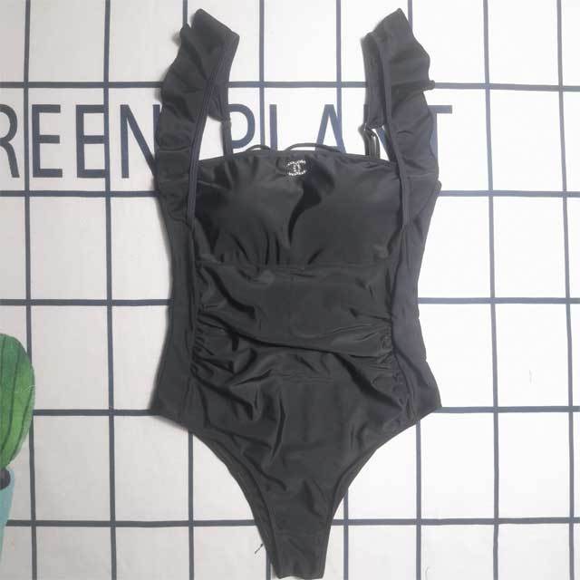 Strappy Backless One Piece Swimwear