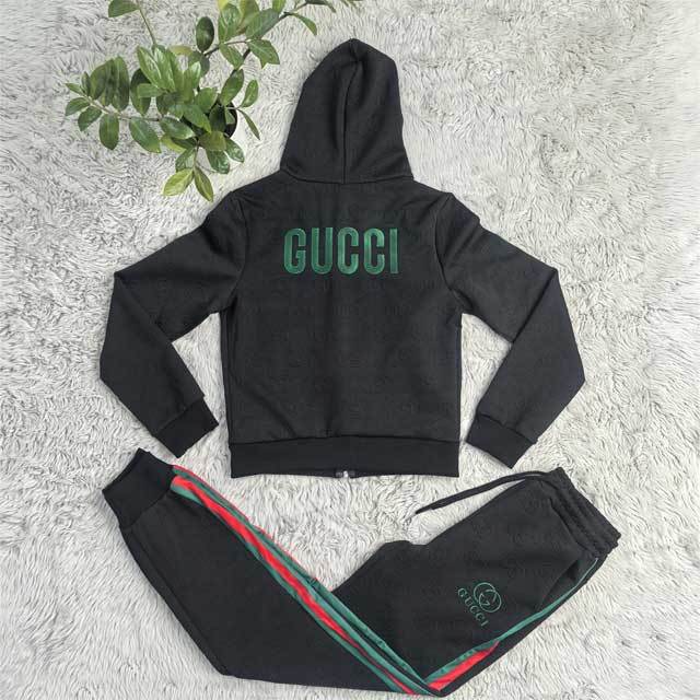Striped Fashion Hooded Jogging Suit