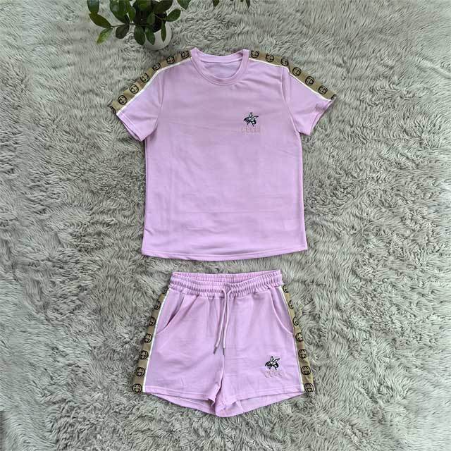 Embroidery Fashion Casual Short Set
