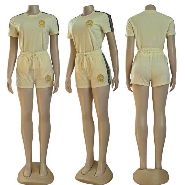 Embroidery Fashion Casual Short Set