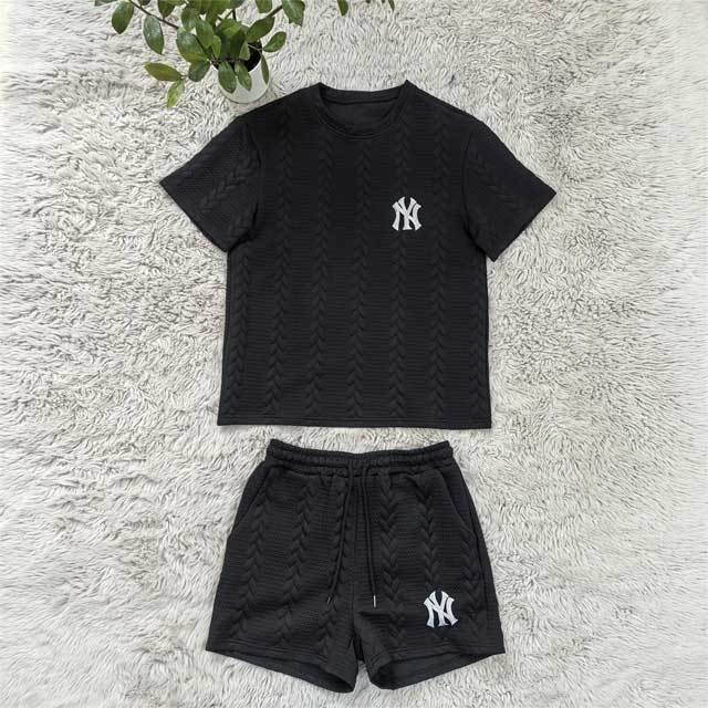 Fashion Jacquard Casual Short Set