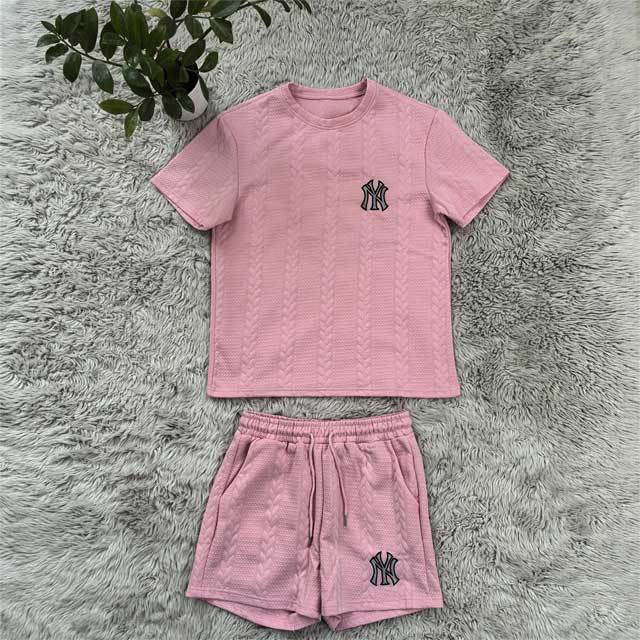 Fashion Jacquard Casual Short Set