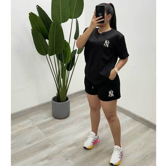 Fashion Jacquard Casual Short Set