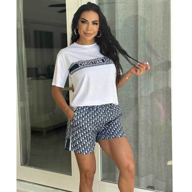 Fashion Print Casual Short Set