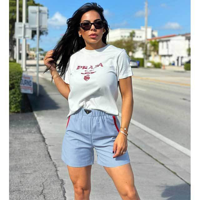 Embroidery Women Casual Short Set