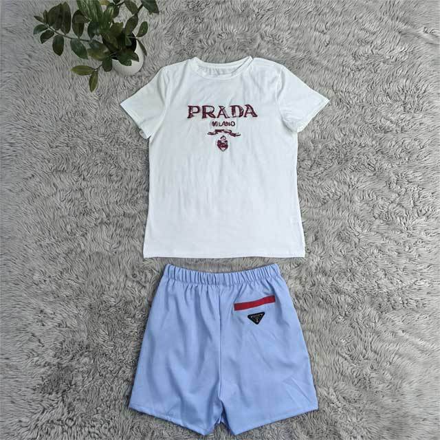 Embroidery Women Casual Short Set