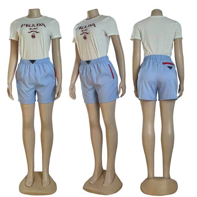 Embroidery Women Casual Short Set