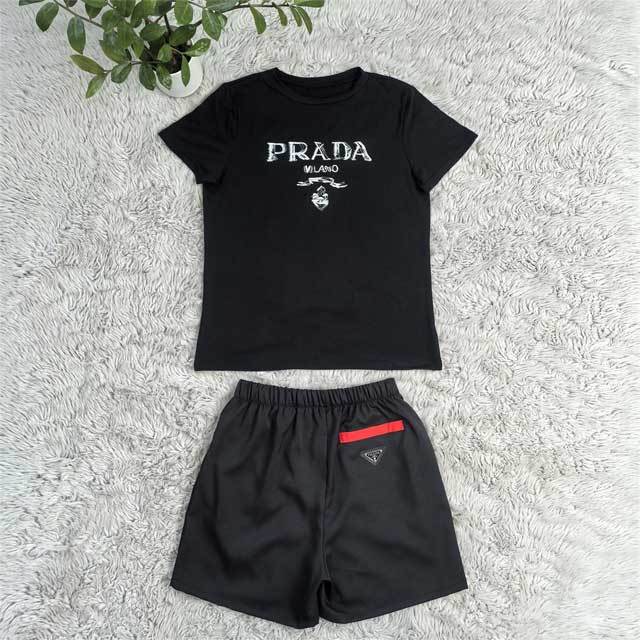 Embroidery Women Casual Short Set