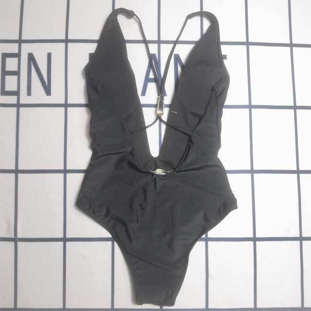 Fashion Deep V One Piece Swimwear