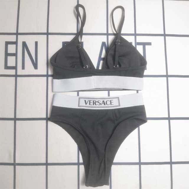 Letter Print Fashion Women Bathing Suit