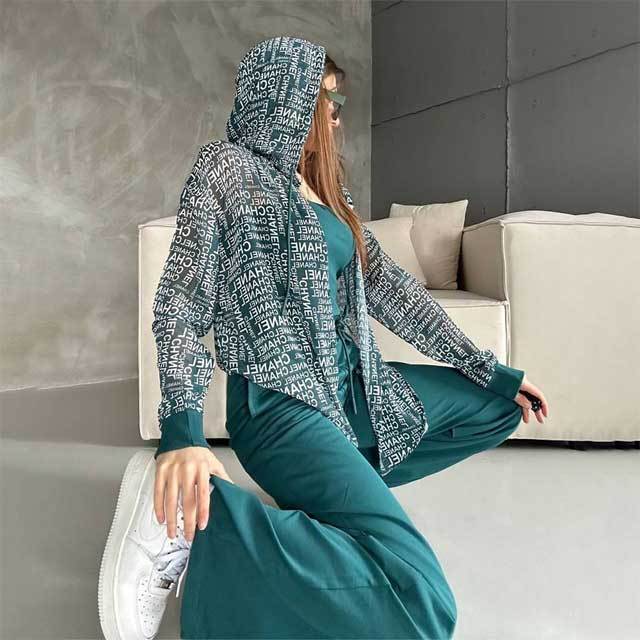 Fashion Printed Hooded Sun Protection Jacket